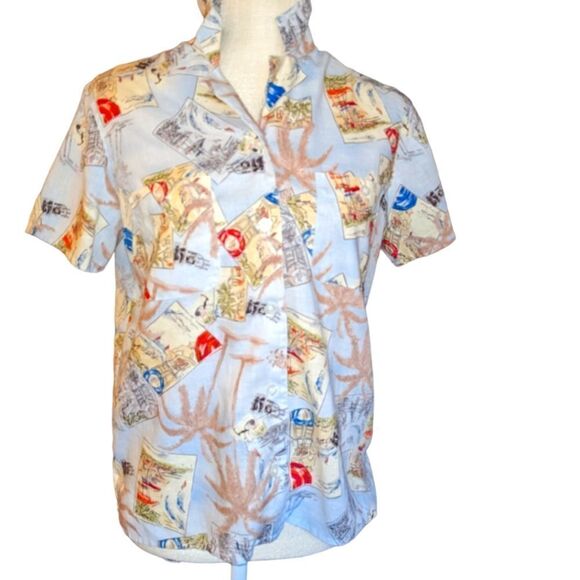 Liz Claiborne Tops - 🤩 Liz Claiborne vintage tropical top size Medium 🤩‎ 2 for $20
